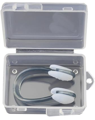Mollette per naso galleggiante, in silicone impermeabile, per piscina e nuoto, per donne, uomini, ragazzi, bambini, adulti