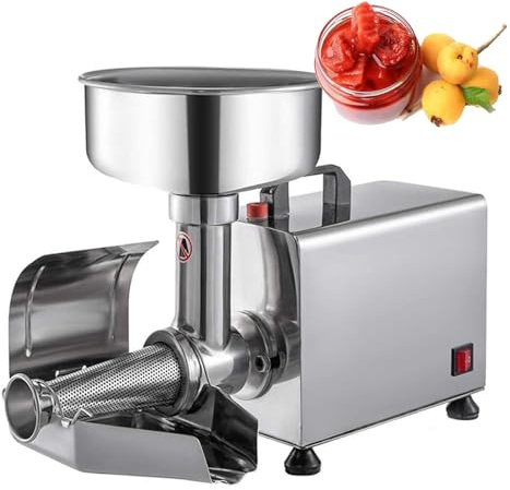 XSDAJSD Macchina passapomodoro Commerciale, colino per Alimenti in Acciaio Inox e Macchina per Salse, spremiagrumi Elettrico per Frutta e marmellata, per inscatolare passate di Pomodoro.