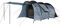 10T Outdoor Equipment Tunnel O5 Zelt Oslo 5 Mann Tunnelzelt, wasserdichtes 5000mm Familienzelt XXL Schlafkabine Vordach, Grau Blau Personen-510x320x200 cm