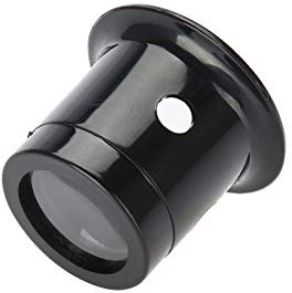 Lupa de relojero, Lente de lupa Monocular lupa reloj 10Xaumento jewellers watchmaker eye loupe lupa para reparaciones, joyero, relojero, conocedor de sellos, monedas