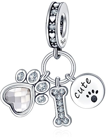 Annmors Passion 925 Sterlingsilber Anhänger Bead Charms für Armband und Kette, für Pandora