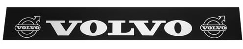 Parafango posteriore lungo per camion in gomma dura per Volvo Truck Rimorchio Semirimorchio Paraspruzzi 240x35cm Nero Gomma