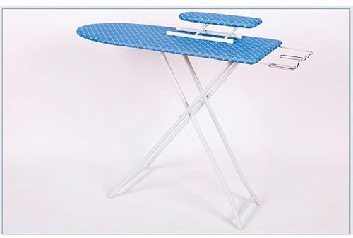 xjdagaoge Klappbares Tisch Bügelbrett mit Bügeleisenablage, Faltbares Ironing Board mit Hitzebeständiger Abdeckung, Dampfbügeleisenablage