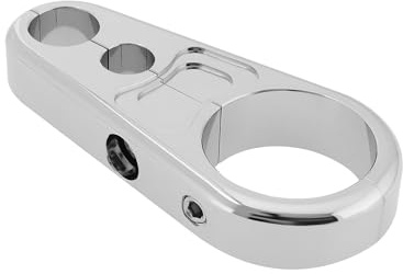 VGOL 1 Piece Motorcycles Brake Clutch Cable Wire Clamp 25mm Handle Bar Cable Clamp Replacement Compatible with Davidson 1 Inch Handlebars