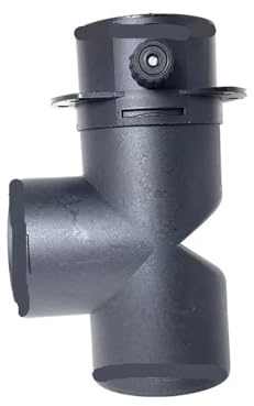 APVMFMKLTG 42 mm, 60 mm, 75 mm, 90 mm, 1 Ventil, Klappe, Entlüftungskanal, T-Stück, Rohrverbinder, passend for Webasto, passend for Eberspächer Diesel-Standheizung(TST-90mm-1Valve)