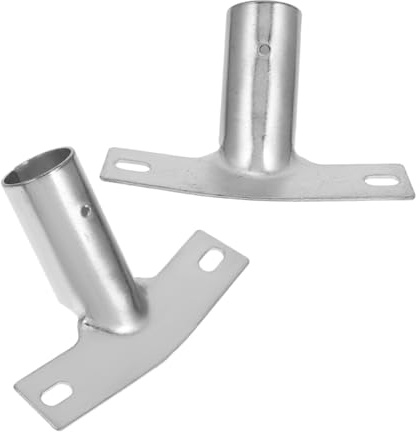UTHCLO 2pcs Metal Broom Handle Bracket Adapter Tips for Mop and Brush Threaded Replacement Connector for Telescopic Rods Fit for Enhanced Cleaning Efficiency