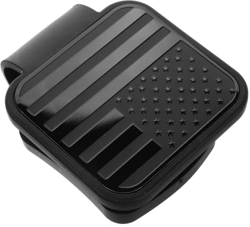 HOLIDYOYO Anhängerkupplung Gummi Abdeckung mit US Flagge Langlebiger Silikon Anhängerkupplungsstecker Passgenaues Towing Receiver Cover für Offroad Fahrzeuge und Anhänger