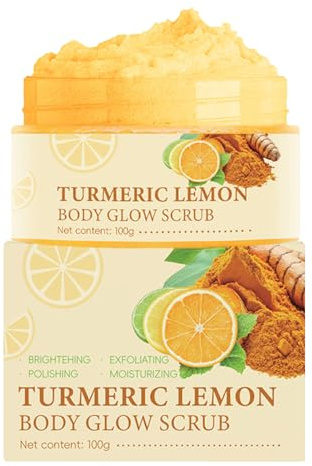 Body Scrub, Hydrating Natural Exfoliant, 100g, Brightening Polishing, Skin Cleanser, Gentle Revitalizing Formula, For Hand Foot Face Shower Spa Home