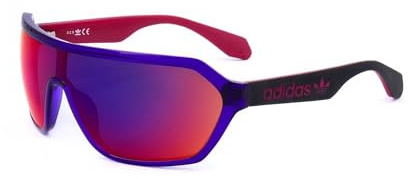Adidas Unisex-Erwachsene OR0022 Sonnenbrille, (shiny violet/bordeaux mirror), 00