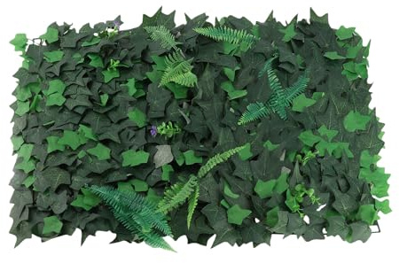 HWGING Künstliche Boxwood-Paneele,UV-Buchholz Hecke Wandpaneele Künstliche Gras-Hintergrundwand,Efeu-Blatt-Screening-Rolle künstliche grüne Pflanze Simulation grüner Gras-Bildschirm