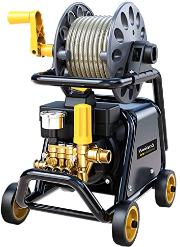 QAZNHODDS Nettoyeur Haute Pression, ébit Max 460 L/H Nettoyeur Haute-Pression Professionnel Solution puissante pour Chaque tâche - 1800W - 100 Bars,A