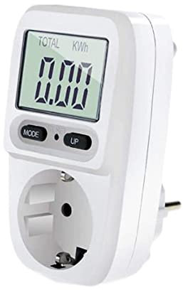 1Pc / 2Pcs Energiezähler Steckdose Digital Stromzähler für Steckdose intelligent Energiekostenmessgerät Stromkostenmessgerät LCD Anzeige (1)