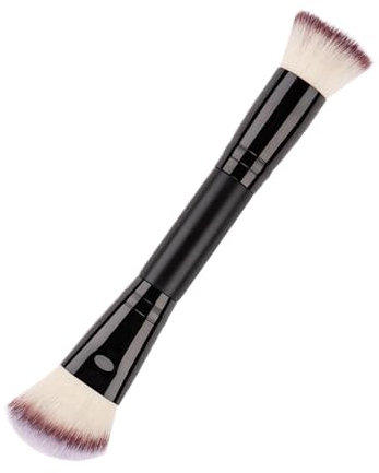 Pinceau de maquillage à double extrémité – Pinceau de contour pour fond de teint pour maquillage en poudre liquide, pinceau de beauté pour le visage | Pinceau de mélange pour fond de teint, correcteur
