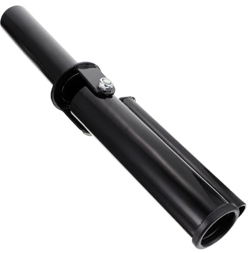 ULTECHNOVO Supporto per Bilanciere e Manicotto in Acciaio per Sollevamento Pesi, Accessorio per Allenamento Forza Muscolare, Facile da Installare, per Tonificare Braccia e Schiena