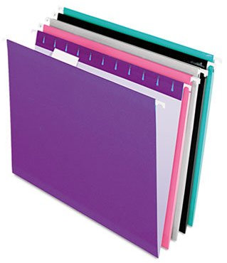 Pendaflex Hängemappen: verstärkte hängen Ordner, Kraft, Letter, pastell-Farben, 25/Box –:-Verkauft, als 2 Packungen von – 25 –/– Insgesamt je 50