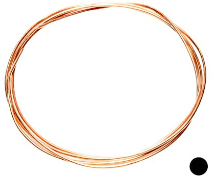 30 Gauge, 99.9% Pure Copper Wire, Round, Dead Soft, CDA #110-5FT from Craft Wire