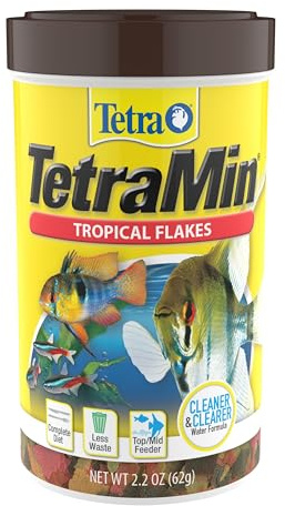 TetraMin Tropical Flakes Fish Food, 2.2 oz