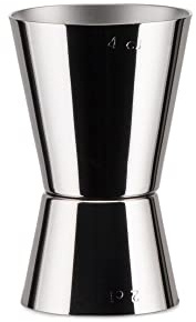 Alessi L 865 Cocktail Maßnahme, Edelstahl, Silber
