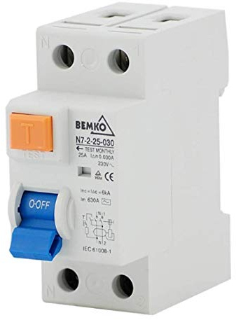 Interruptor diferencial AC 2P 40A 100mA