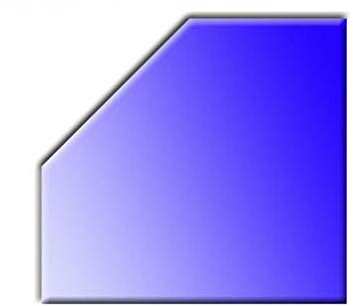 Glasplatte 1100x1100 6mm Fünfeck Funkenschutz