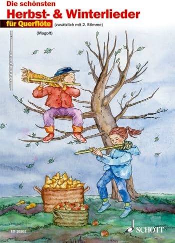 Die schönsten Herbst- und Winterlieder: Sankt Martin, Nikolauslieder und Weihnachtslieder. 1-2 Flöten.