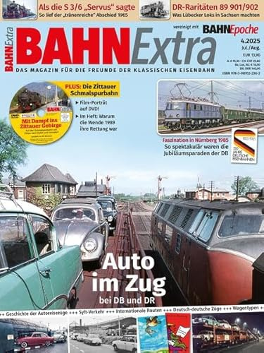Auto im Zug bei DB und DR: Bahn Extra 4/2025