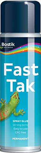 Bostik Fast Tak Strong Contact Adhesive Spray 500ml - Pack of 6