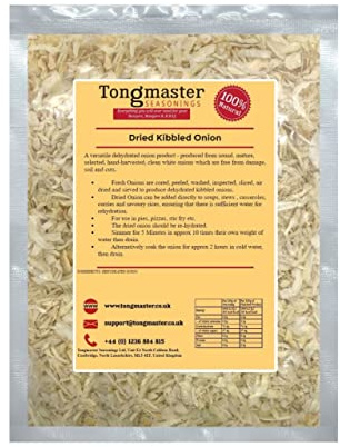 Dried Kibbled Onion Flakes - 500g