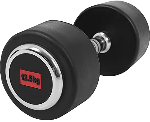 GORILLA SPORTS® Kurzhanteln 2,5–50 kg, einzeln oder 2er Set, gummiert | Aus Gusseisen, mit gerändeltem rutschfestem Griff und mit oder ohne Ablage; Rundhanteln, Kurzhantelset, Hantel Set, Dumbbells