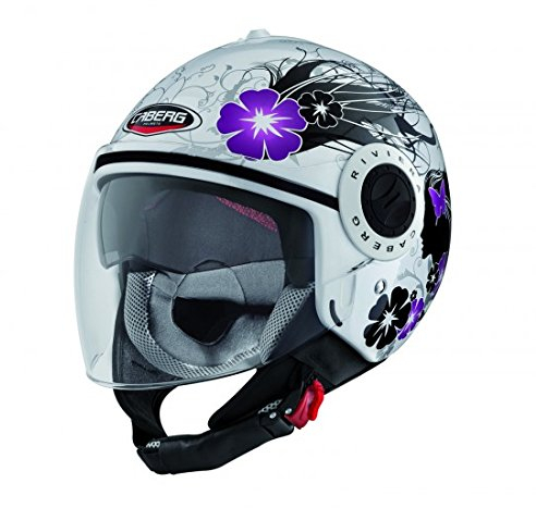 Riviera V3 Diva weiß/grau S – c6fd00 a2s – Helm Moto Jet Caberg Riviera V3 (des