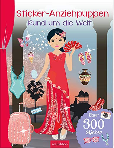Sticker-Anziehpuppen – Rund um die Welt: Über 300 Sticker | Coole Styles für Modefans ab 5 Jahren