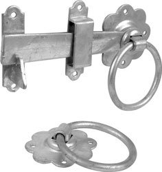 Torriegel mit Ringgriff, 15,2 cm, verzinkt