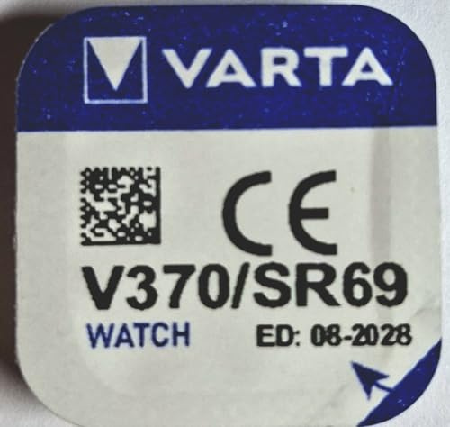 Varta V370/SR69 Silver Oxide Button Cell Watch Battery Pack of 1