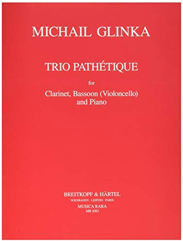 Trio Pathétique für Klarinette, Fagott (Cello) und Klavier (MR 1083)