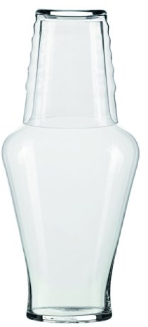 Spiegelau 1 Liter Tag und Nacht Glas Dekanter mit Tumbler