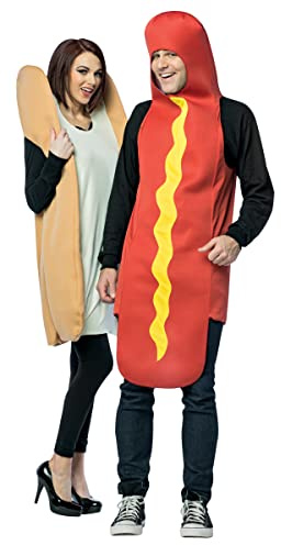 Het hund & bulle vuxen par kostym