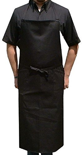 Grevotex Latzschürze mit Innentasche schwarz (S)