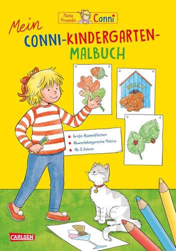 Conni Gelbe Reihe (Beschäftigungsbuch): Mein Conni-Kindergarten-Malbuch