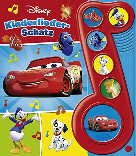 Disney - Kinderliederschatz - Liederbuch mit Sound: Pappbilderbuch mit 6 Melodien: Liederbuch mit 6 Melodien