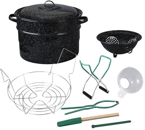 Granite Ware Enamel-on-Steel Canning Kit, 9-Piece