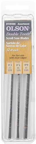 Olson SA4930 36-Double/Tooth Scroll Saw Blades