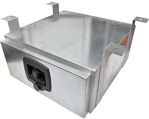 mb-m Werkzeugkasten aus Stahlblech 40x18x42cm Staubox PKW Anhänger hängend