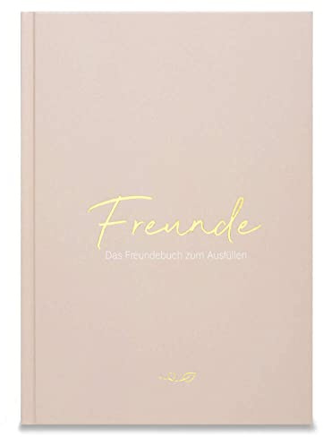 Freunde - Das Freundebuch zum Ausfüllen (warmgrau)