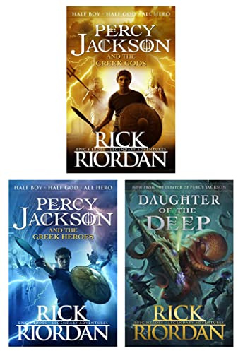 Rick Riordan Collection 3-Bücher-Set (Percy Jackson und die griechischen Götter, Percy Jackson und die griechischen Helden & Tochter der Tiefe)