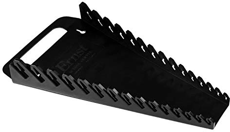 Ernst Manufacturing 5089 Schraubenschlüssel-Greifer – ergonomisches Design, hält 1/4 Zoll bis 1 1/8 Zoll und 6 bis 20 mm Schraubenschlüssel, tragbare 15 Werkzeugkapazität, Schwarz