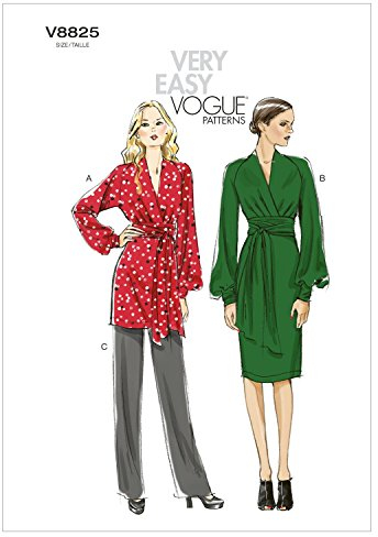 Vogue V8825 VGE B5(8-10-12-14-16) Schnittmuster zum Nähen, Elegant, Extravagant, Modisch