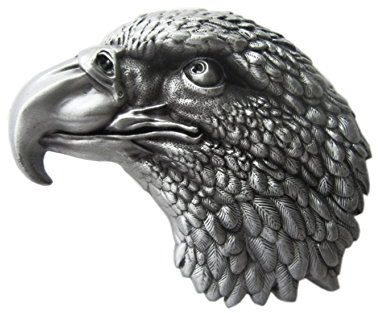 Schnalle123 Gürtelschnalle Adler Eagle Amerika Vogel 3D Optik für Wechselgürtel Gürtel Schnalle Buckle Modell 78