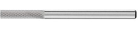 PFERD HM-Frässtift, Zylinderform ZYA, Zahnung MICRO, Frässtift-ø 3mm, Schaft-ø 3mm, Länge 43mm, 21201273 – für die Feinbearbeitung auf nahezu allen Materialien bis 68 HRC