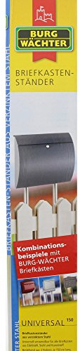 Burg-Wächter Universal 150 Si Supporto per Cassette Postali, Argento