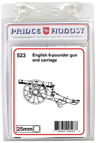 25mm Waterloo Gießform Britain - 6-PDR. Cannon